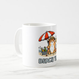 Strandzeit 2 kaffeetasse
