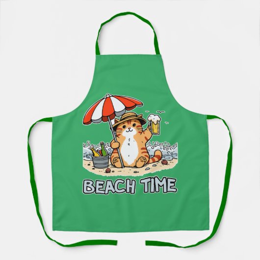 Strandzeit 2 schürze (Vorderseite)