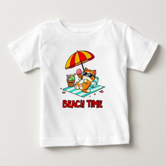 Strandzeit 3 baby t-shirt (Vorderseite)