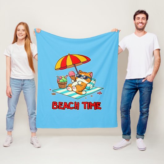 Strandzeit 3 fleecedecke (Beispiel)