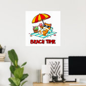 Strandzeit 3 poster (Heimbüro)