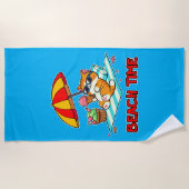 Strandzeit 3 strandtuch (Vorderseite)