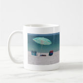 Strandzeit ist nahe kaffeetasse (Links)