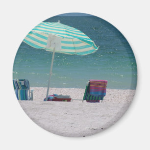 Strandzeit ist nahe magnet