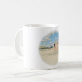 Strandzeit Kaffeetasse (Vorderseite Links)