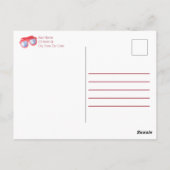 Strandzeit! Postkarte (Rückseite)