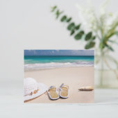 Strandzeit Postkarte (Stehend Vorderseite)