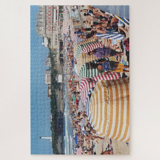 Strandzelte, Biarritz Puzzle (Vertikal)