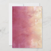 Strandziel der tropischen Liebe Save The Date (Rückseite)