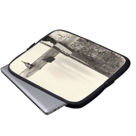 Strandziel Laptopschutzhülle (Vorne Knopf)