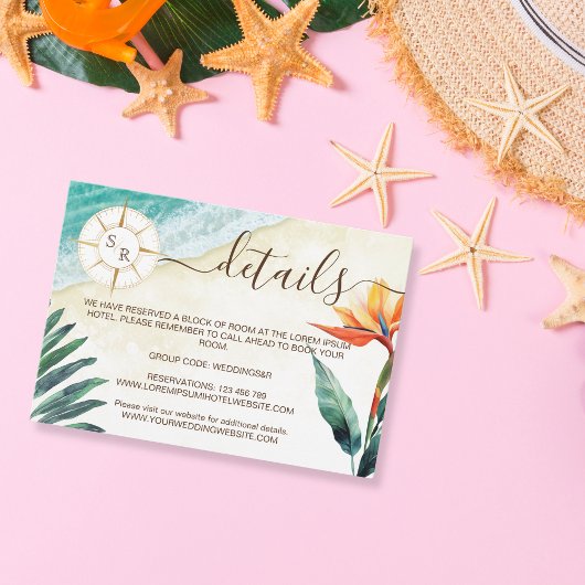 Strandziel-Passport-Monografie Begleitkarte