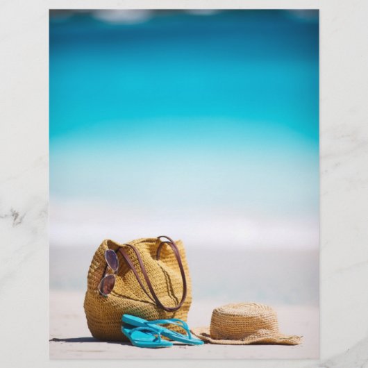 Strandzubehör Flyer (Vorne)