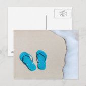 Strandzubehör Postkarte (Vorne/Hinten)
