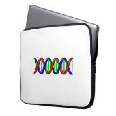 Strang der Wissenschafts-DNS Laptopschutzhülle (Vorderseite Links)
