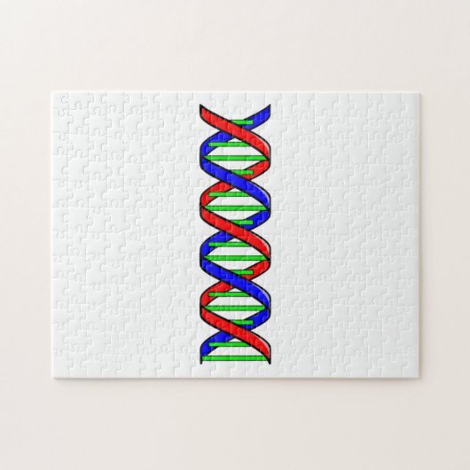 Strang der Wissenschafts-DNS Puzzle (Horizontal)