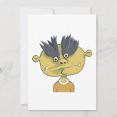 Strange Alien Person Einladung (Vorderseite)