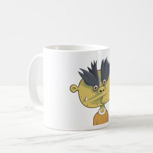 Strange Alien Person Kaffeetasse (Vorderseite Links)