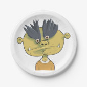 Strange Alien Person Pappteller (Vorderseite)