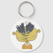 Strange Alien Person Schlüsselanhänger (Vorderseite)