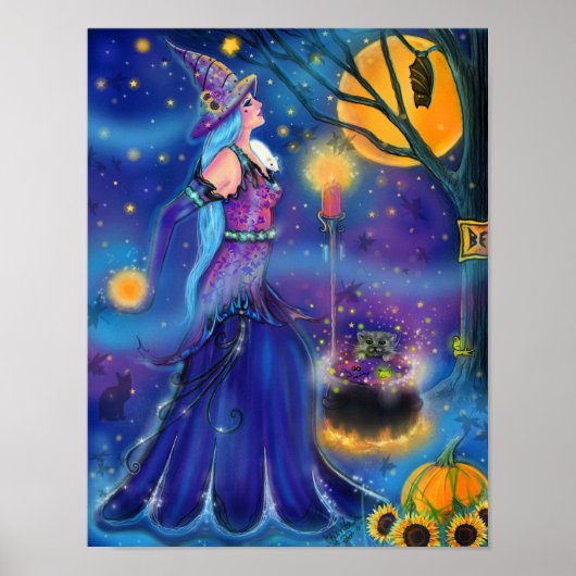 Strange Brew Hexe von Renee Lavoie Poster (Vorne)