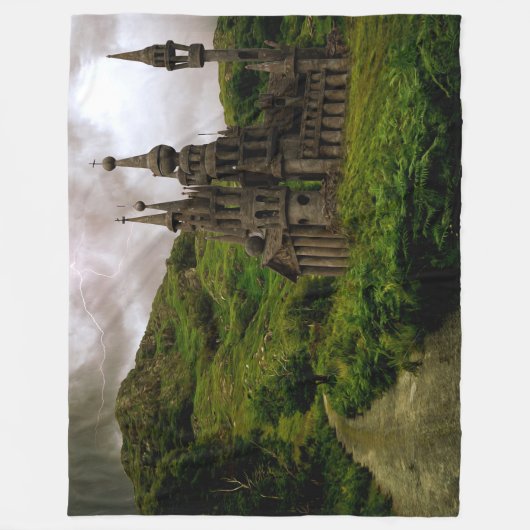 STRANGE CASTLE FLEECEDECKE (Vorderseite)