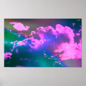 Strange Clouds Poster - X-Small (16" x 10") (Vorne)