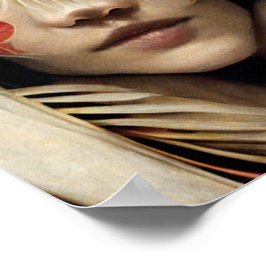 Strange Face 2 Surreal Art Poster (Ecke)