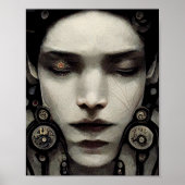 Strange Face Surreal Art Poster (Vorne)