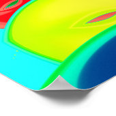 Strange Fruit Fine Fraktal Art Poster (Ecke)