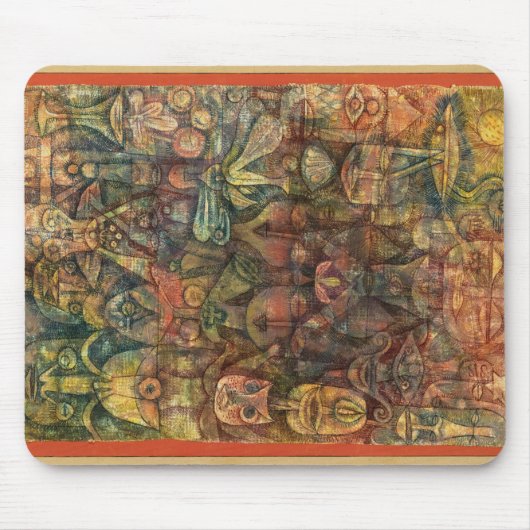 Strange Garden, 1923 von Paul Klee Mousepad (Vorne)