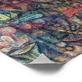 Strange Garden : Paul Klee 1923 Poster (Ecke)