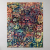 Strange Garden : Paul Klee 1923 Poster (Vorne)