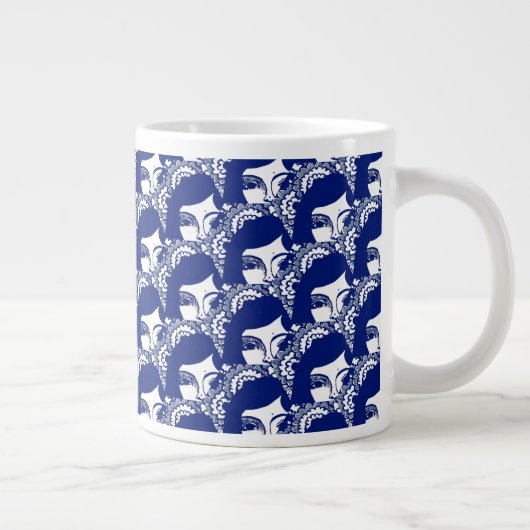 Strange Girl Floral Specialty Tasse (Rechts)