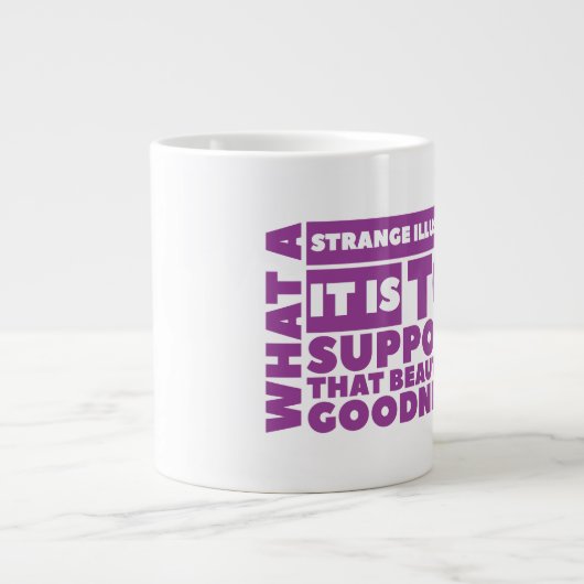 Strange Jumbo Tasse (Vorderseite)