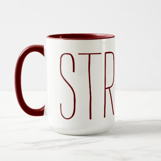 "STRANGE" KAFFEE-TASSE TASSE (Links)