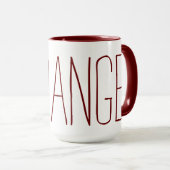 "STRANGE" KAFFEE-TASSE TASSE (VorderseiteRechts)