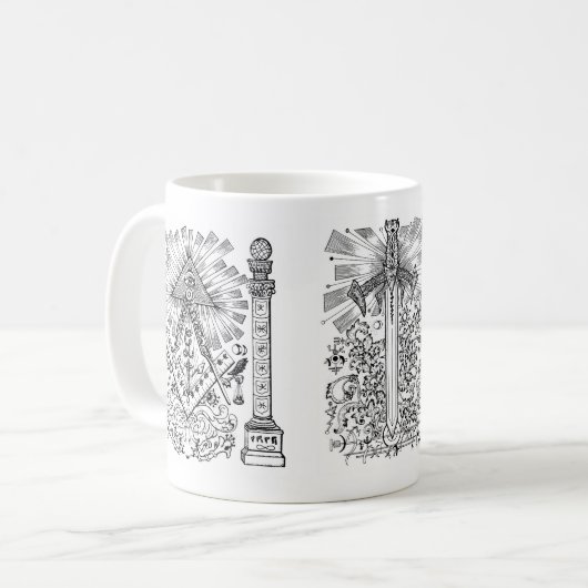 Strange Magic Circle Sigil Chaos Magic Witchcraf Kaffeetasse (Vorderseite Links)