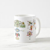 Strange Magic Circle Sigil Chaos Magic Witchcraf Kaffeetasse (VorderseiteRechts)