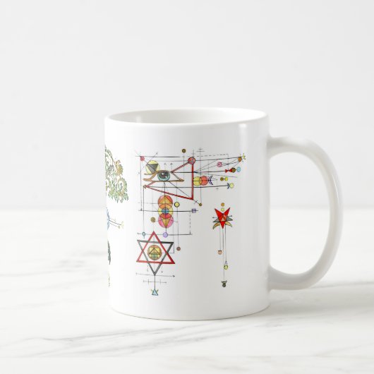 Strange Magic Circle Sigil Chaos Magic Witchcraf Kaffeetasse (Rechts)