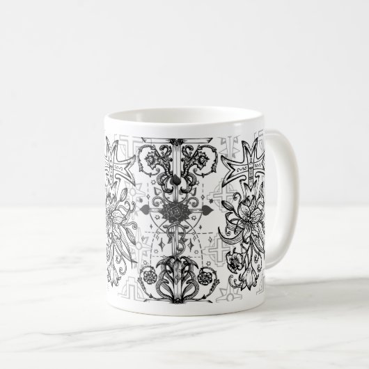 Strange Magic Circle Sigil Chaos Magic Witchcraf Kaffeetasse (VorderseiteRechts)