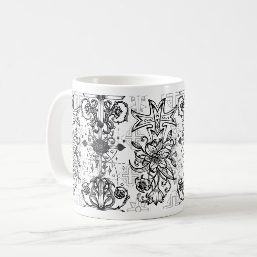 Strange Magic Circle Sigil Chaos Magic Witchcraf Kaffeetasse (Vorderseite Links)