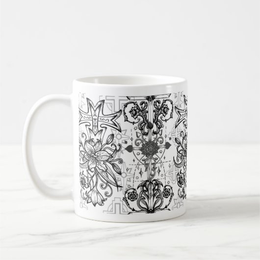 Strange Magic Circle Sigil Chaos Magic Witchcraf Kaffeetasse (Links)