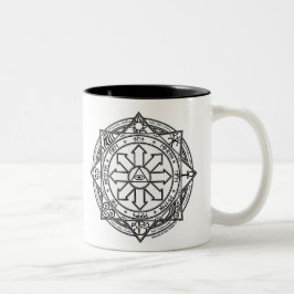 Strange Magic Circle Sigil Chaos Magic Witchcraf Zweifarbige Tasse