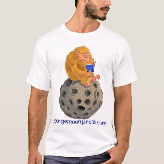 Strange Moon Press Bigfoot auf dem Mond T-Shirt
