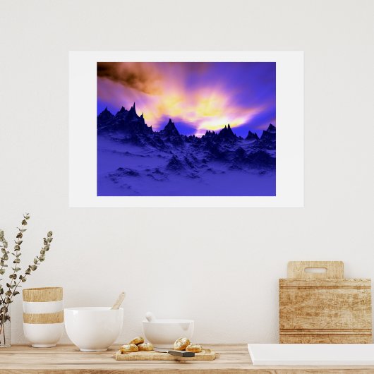 Strange Morning Poster (Küche)