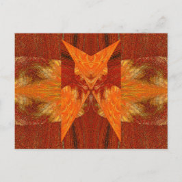 STRANGE-SCHALTFLÄCHE 5 POSTKARTE