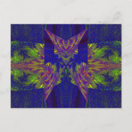 STRANGE-SCHALTFLÄCHE 6 POSTKARTE