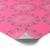 Strange Spiral Pattern Poster (Ecke)
