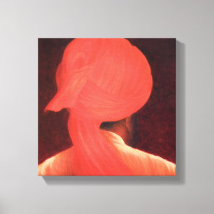 Strange Turban Leinwanddruck