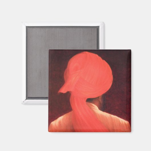 Strange Turban Magnet (Vorderseite/Rückseite)